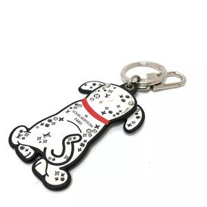LOUIS VUITTON M00746 Portocle Dalmatian Key chain Bag Charm